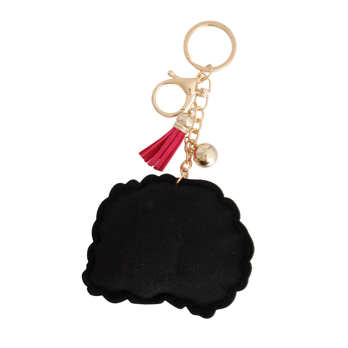 Melanin Poppin Afro Keychain|6.5 x 3.5 inches - Premium Wholesale Fashion Accessories from Pinktown - Just $11! Shop now at chiquestyles