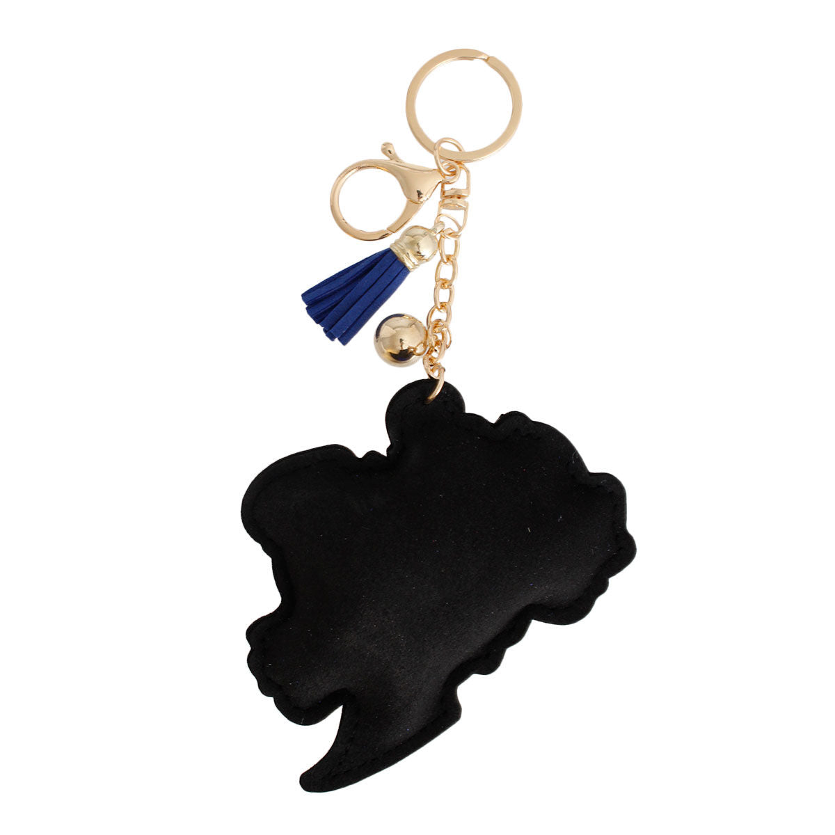 Blue Headband Woman Keychain|7.5 x 4 inches - Premium Wholesale Fashion Accessories from Pinktown - Just $11! Shop now at chiquestyles