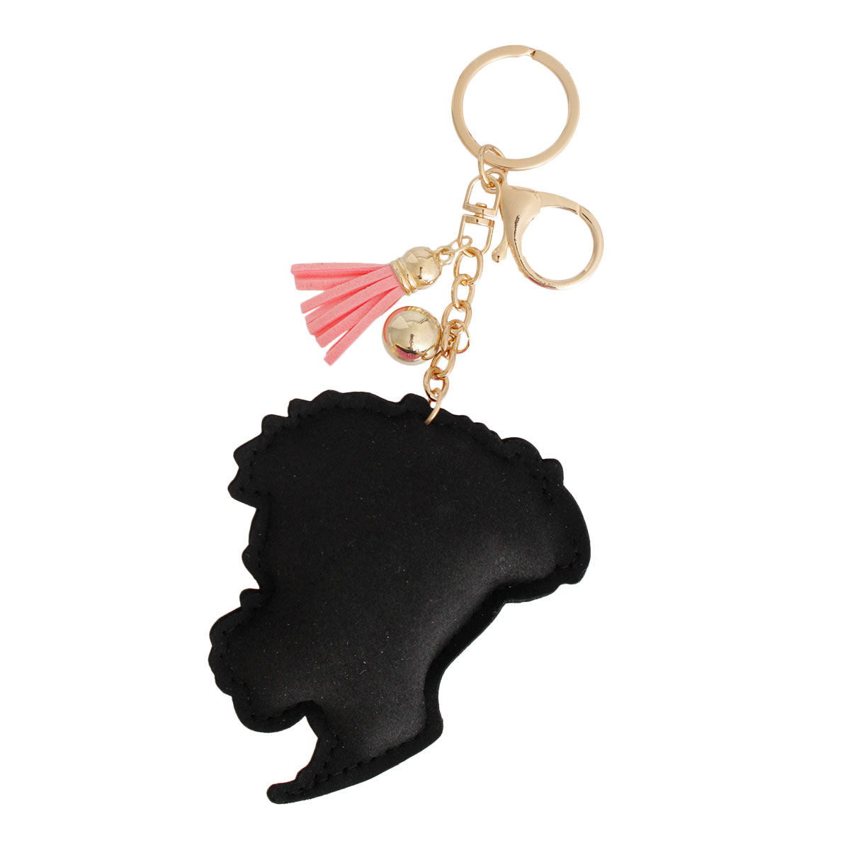 Light Pink Hair Woman Keychain|7.25 x 3.25 inches - Premium Wholesale Fashion Accessories from Pinktown - Just $11! Shop now at chiquestyles