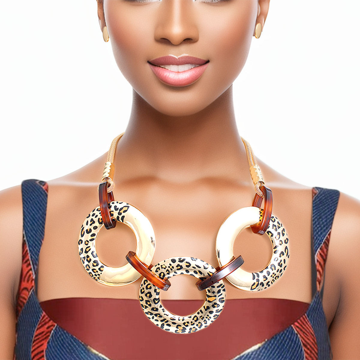 Necklace Gold Leopard Ring Collar for Women - Premium Wholesale Jewelry from Pinktown - Just $24! Shop now at chiquestyles