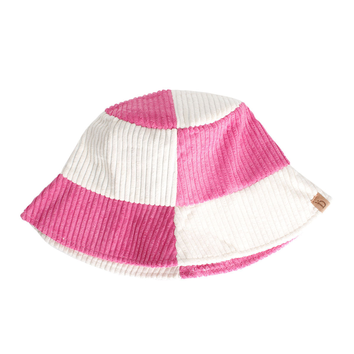 Bucket Hat Corduroy Pink and Cream Hat for Women|One Size - Premium Wholesale Fashion Accessories from Pinktown - Just $19! Shop now at chiquestyles