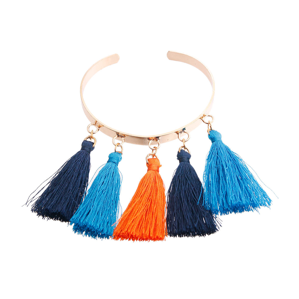 Various Blue Tassels Bangle|Adjustable - Premium Wholesale Jewelry from Pinktown - Just $6! Shop now at chiquestyles