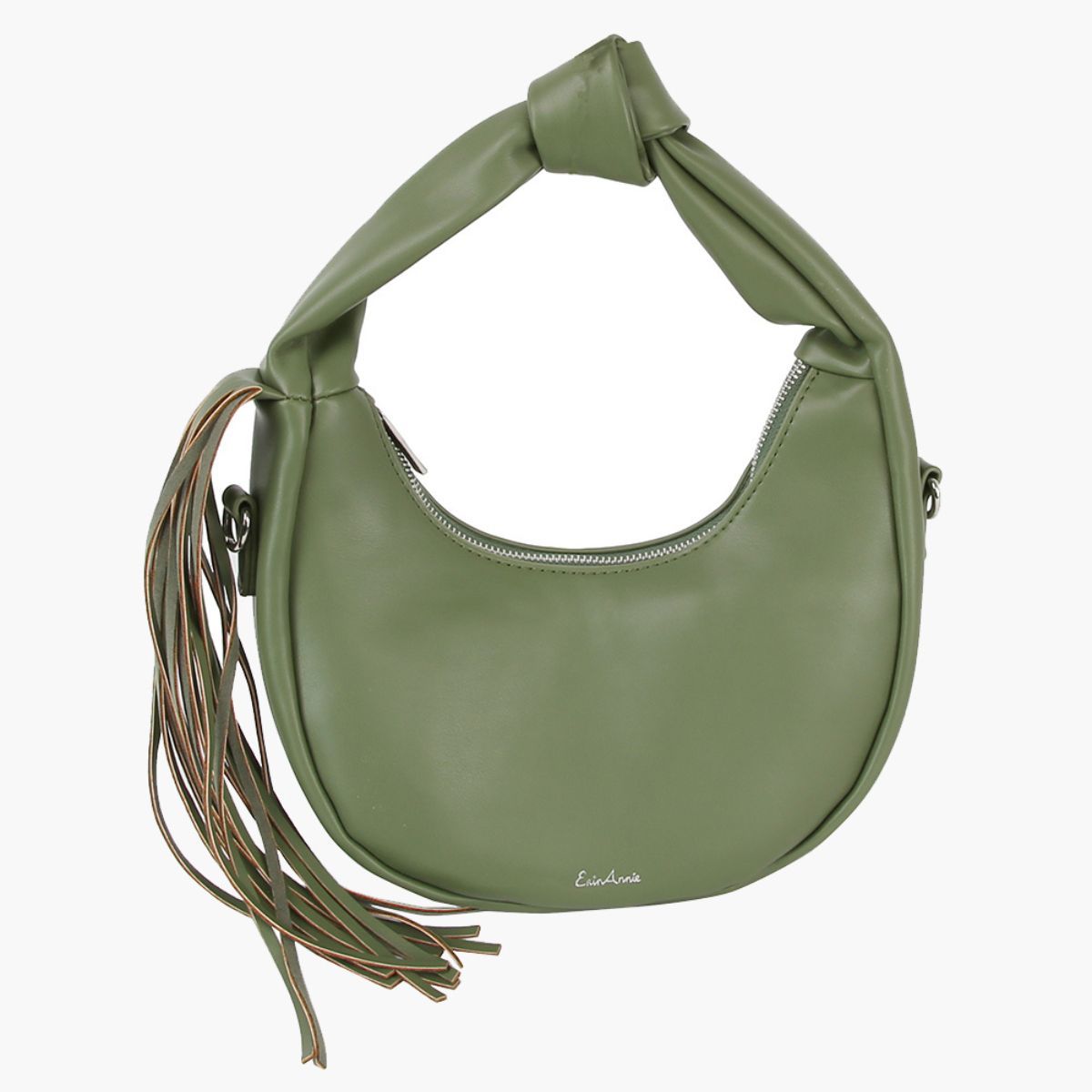 Purse Green Round Fringe Shoulder Bag for Women - Premium Wholesale Fashion Accessories from Pinktown - Just $40! Shop now at chiquestyles