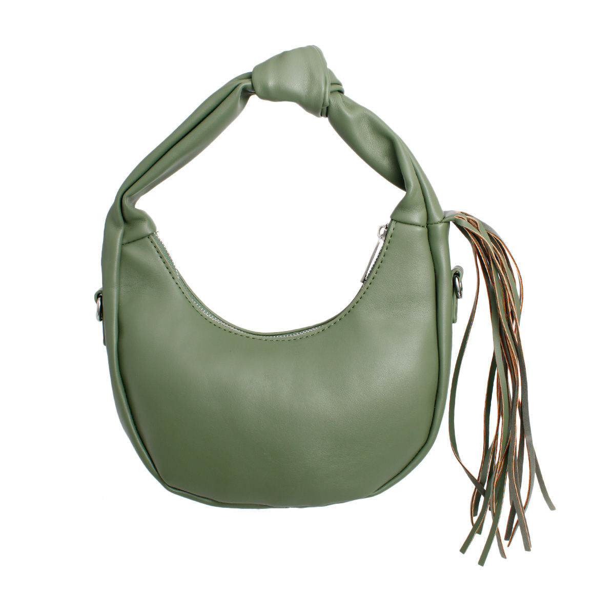 Purse Green Round Fringe Shoulder Bag for Women - Premium Wholesale Fashion Accessories from Pinktown - Just $40! Shop now at chiquestyles