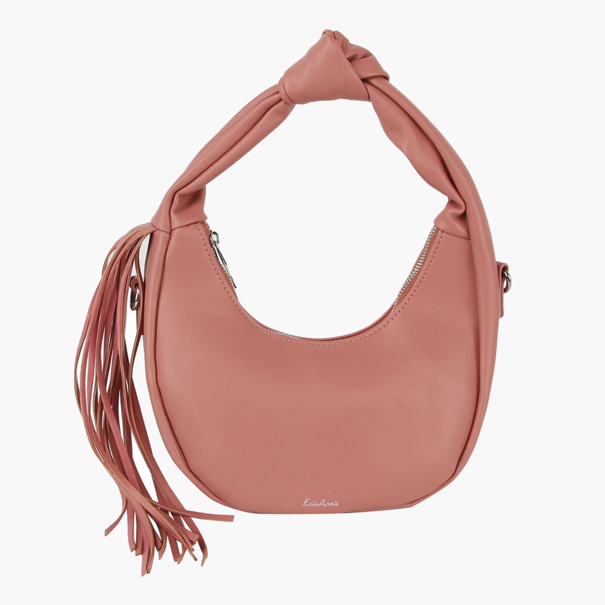 Purse Pink Round Fringe Shoulder Bag for Women - Premium Wholesale Fashion Accessories from Pinktown - Just $40! Shop now at chiquestyles