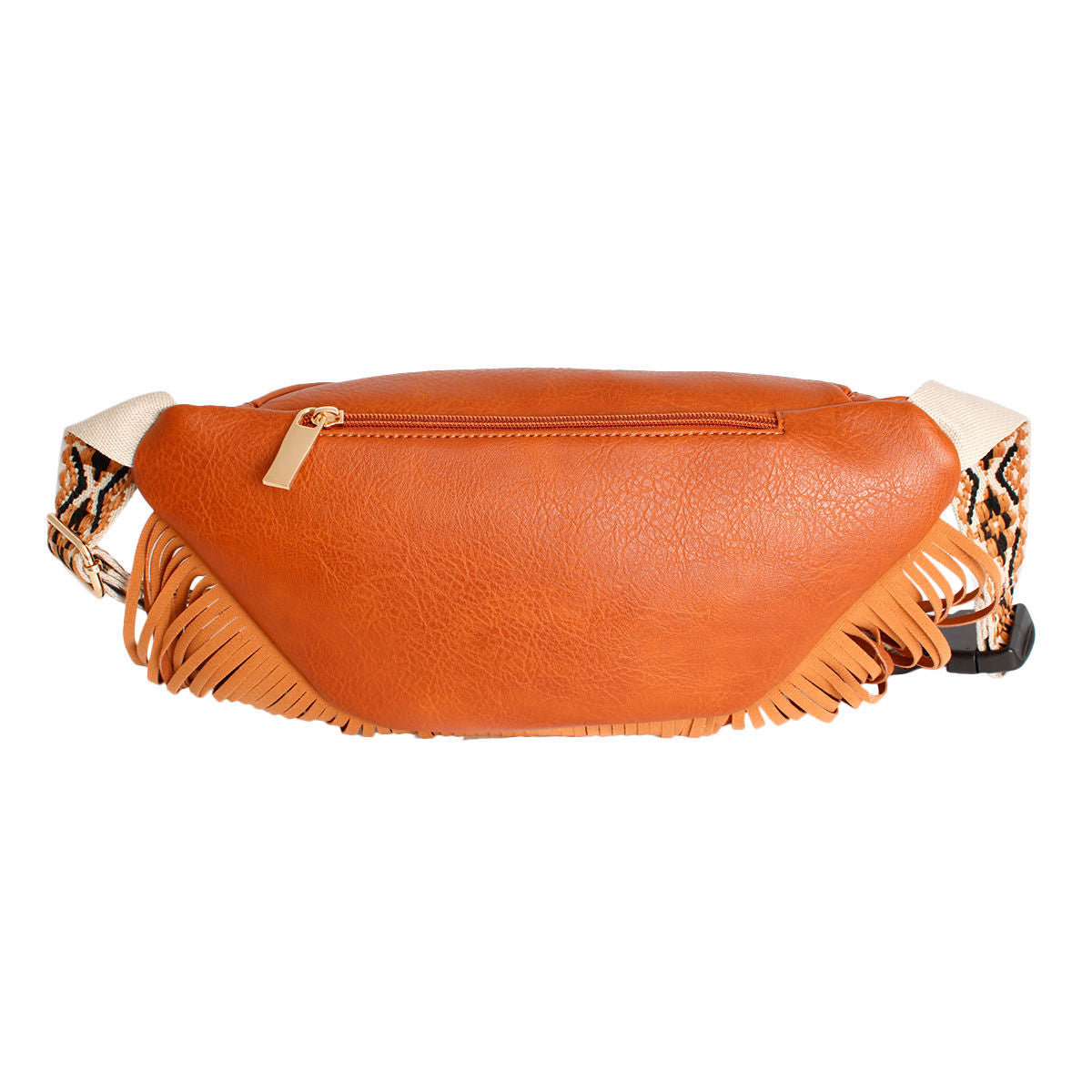 Brown Fringe Fanny Pack|13 x 5.75 x 2 inches - Premium Wholesale Fashion Accessories from Pinktown - Just $46! Shop now at chiquestyles