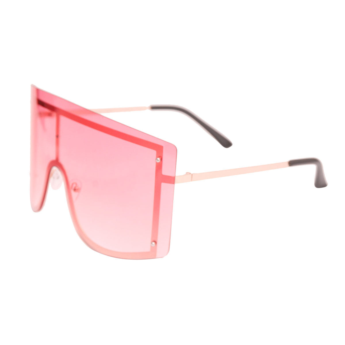 Pink Designer Shield Sunglasses|One Size - Premium Wholesale Fashion Accessories from Pinktown - Just $13! Shop now at chiquestyles