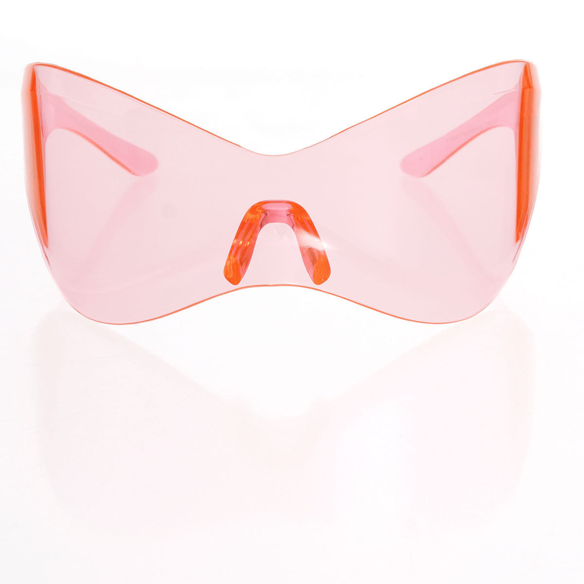 Sunglasses Mask Wrap Pink Eyewear for Women - Premium Wholesale Fashion Accessories from Pinktown - Just $13! Shop now at chiquestyles