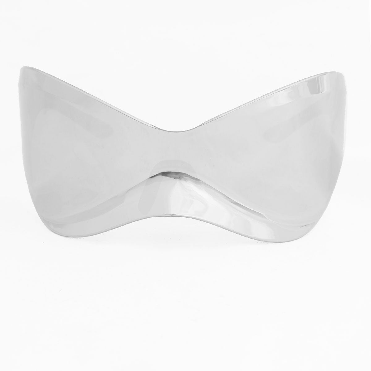 Sunglasses Mask Wrap Silver Eyewear for Women - Premium Wholesale Fashion Accessories from Pinktown - Just $13! Shop now at chiquestyles