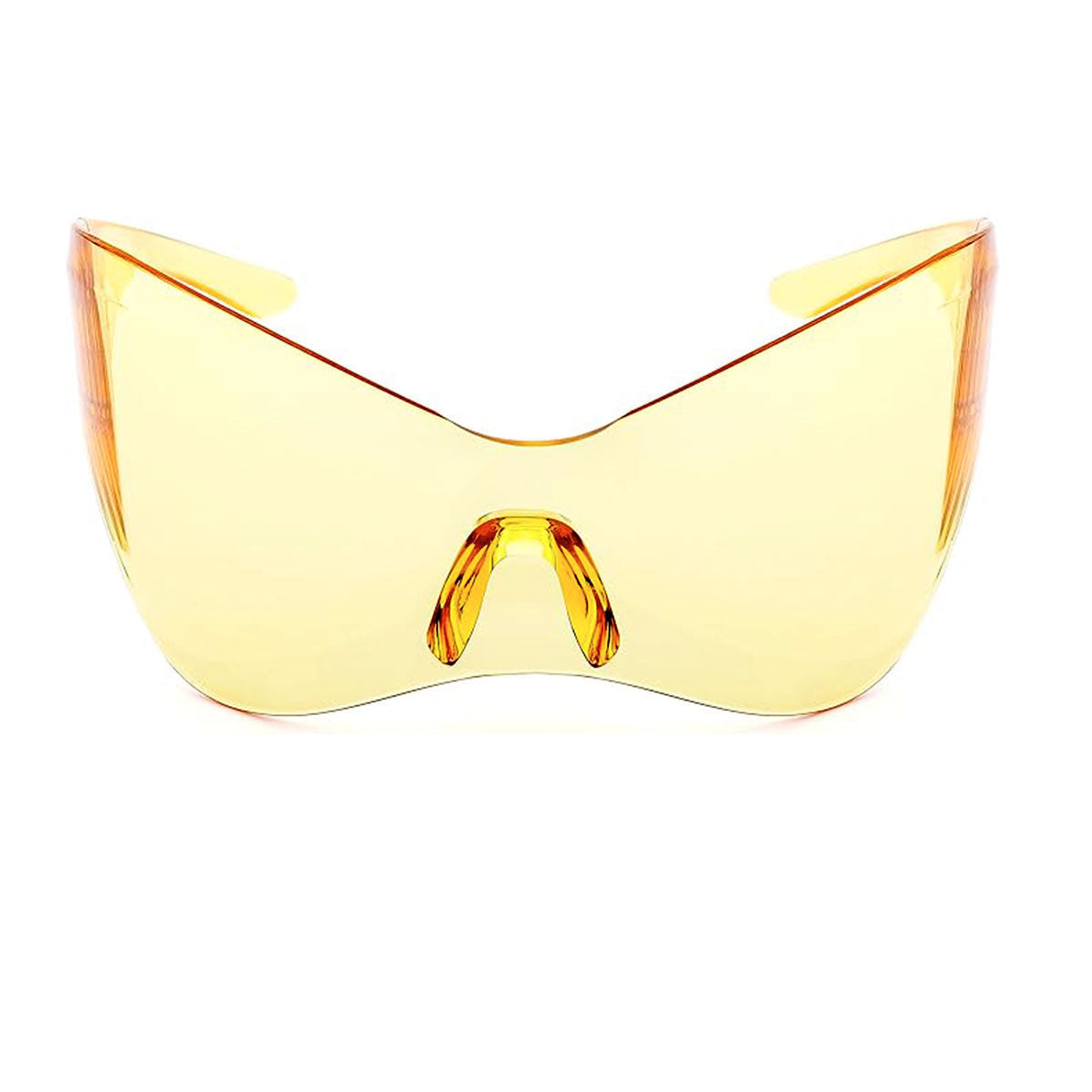 Sunglasses Mask Wrap Yellow Eyewear for Women - Premium Wholesale Fashion Accessories from Pinktown - Just $13! Shop now at chiquestyles