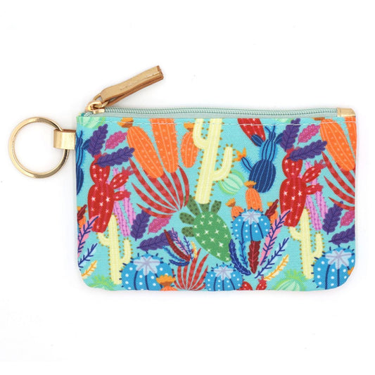 Colorful Cactus ID Wallet|5.25 x 3.5 inches - Premium Wholesale Fashion Accessories from Pinktown - Just $11! Shop now at chiquestyles