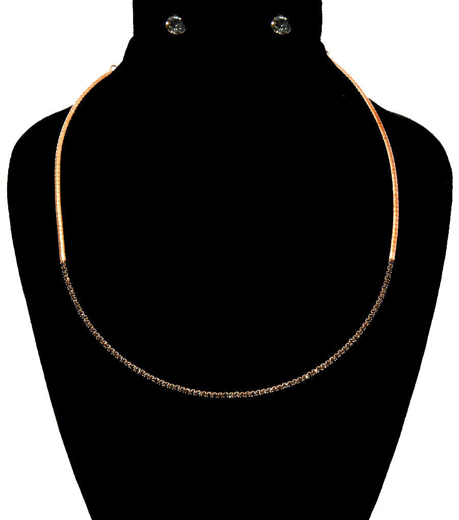 Stoned Simple Necklace Set|15 inches - Premium Wholesale Jewelry from Pinktown - Just $10! Shop now at chiquestyles