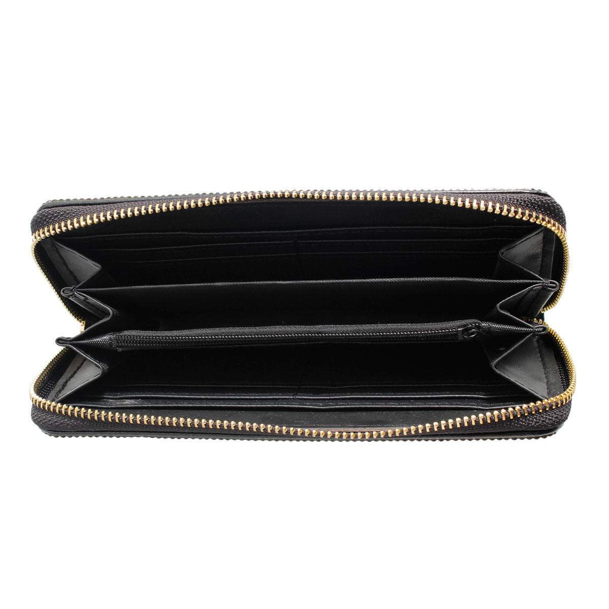 Gold Greek Key Designer Wallet|7.5 x 4 x 1.25 inches - Premium Wholesale Fashion Accessories from Pinktown - Just $30! Shop now at chiquestyles