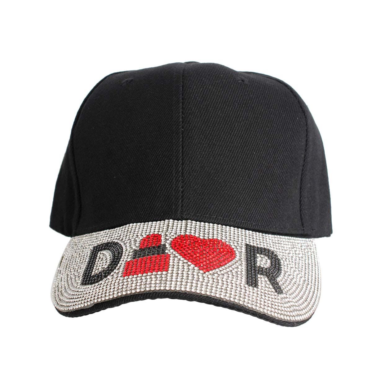 Black Canvas Designer D Visor Hat|Adjustable - Premium Wholesale Fashion Accessories from Pinktown - Just $13! Shop now at chiquestyles