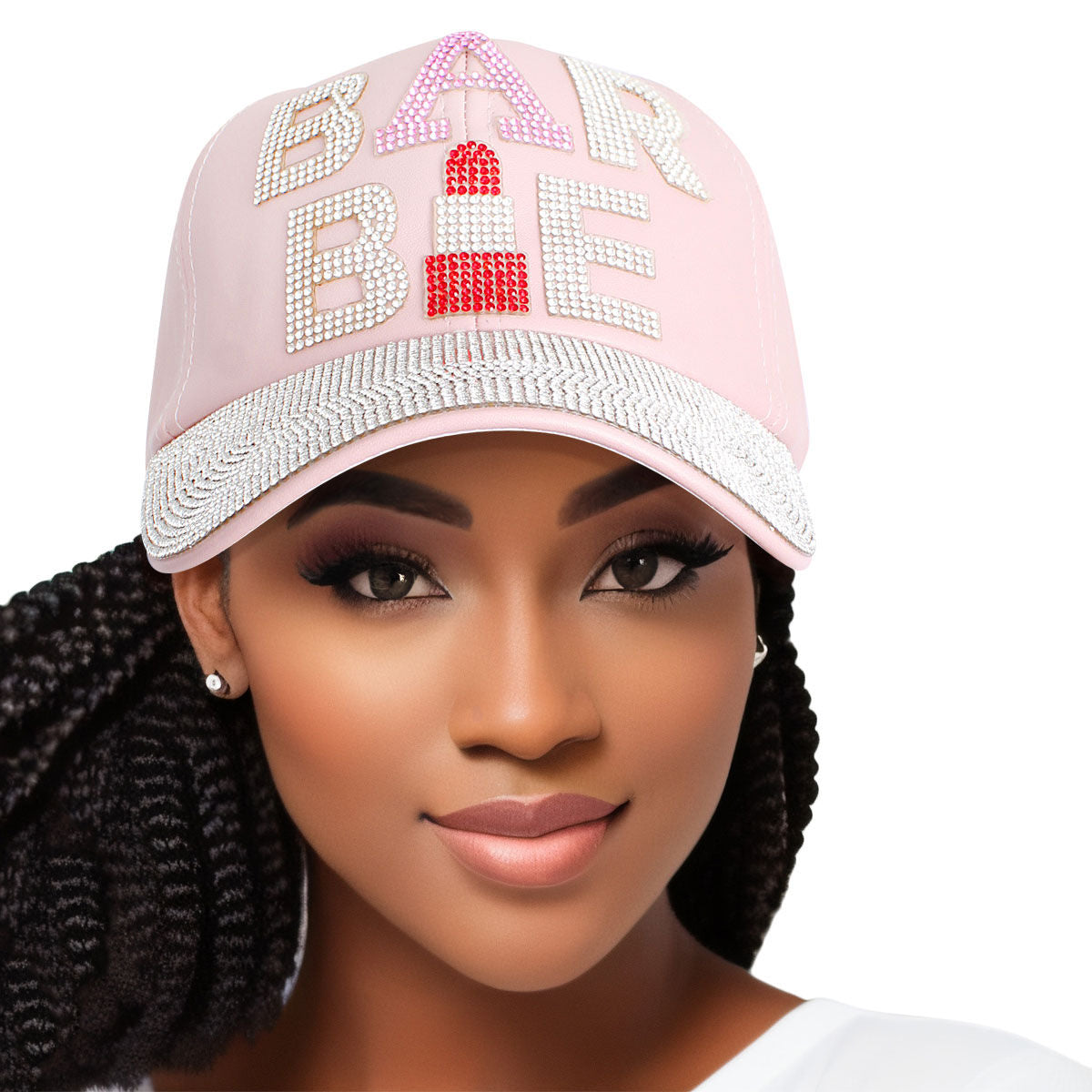 Pink Leather Barbie Hat|Adjustable - Premium Wholesale Fashion Accessories from Pinktown - Just $24! Shop now at chiquestyles