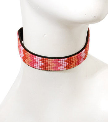 Beads Acrylic Choker|15 inches - Premium Wholesale Jewelry from Pinktown - Just $8! Shop now at chiquestyles