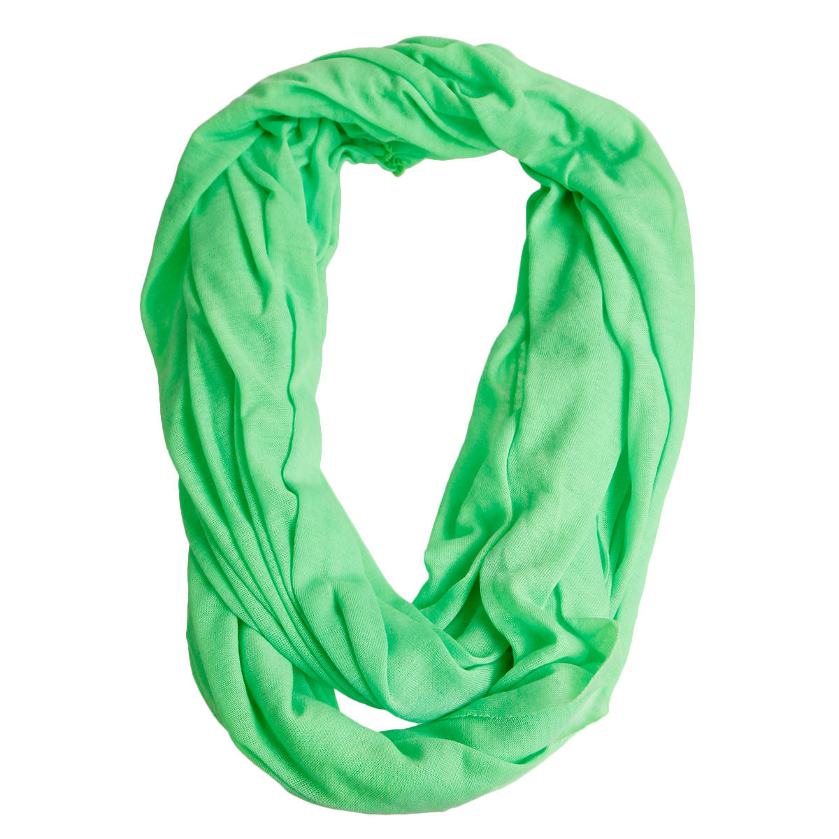 Bright Green Infinity Scarf|Adjustable - Premium Wholesale Fashion Accessories from Pinktown - Just $8! Shop now at chiquestyles