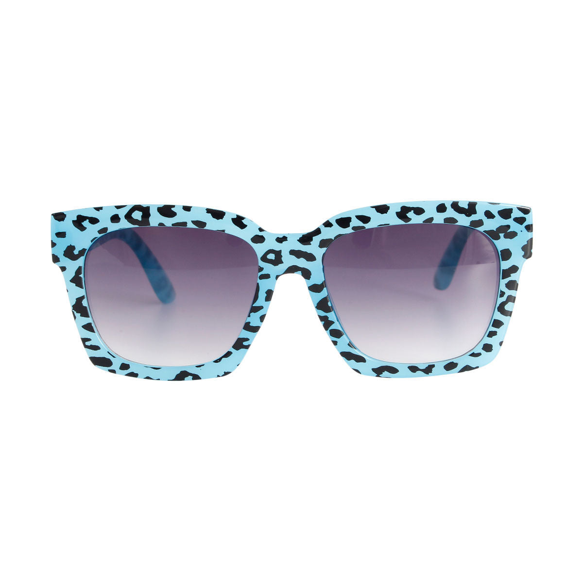 Blue Leopard Kids Wayfarer Sunglasses|5 x 1.8 inches - Premium Wholesale Fashion Accessories from Pinktown - Just $8! Shop now at chiquestyles