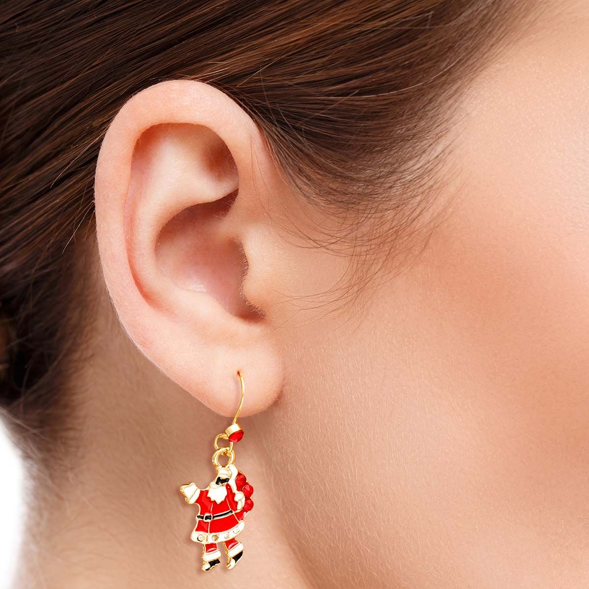 Red Santa Claus Fish Hooks|1.5 inches - Premium Wholesale Jewelry from Pinktown - Just $6! Shop now at chiquestyles