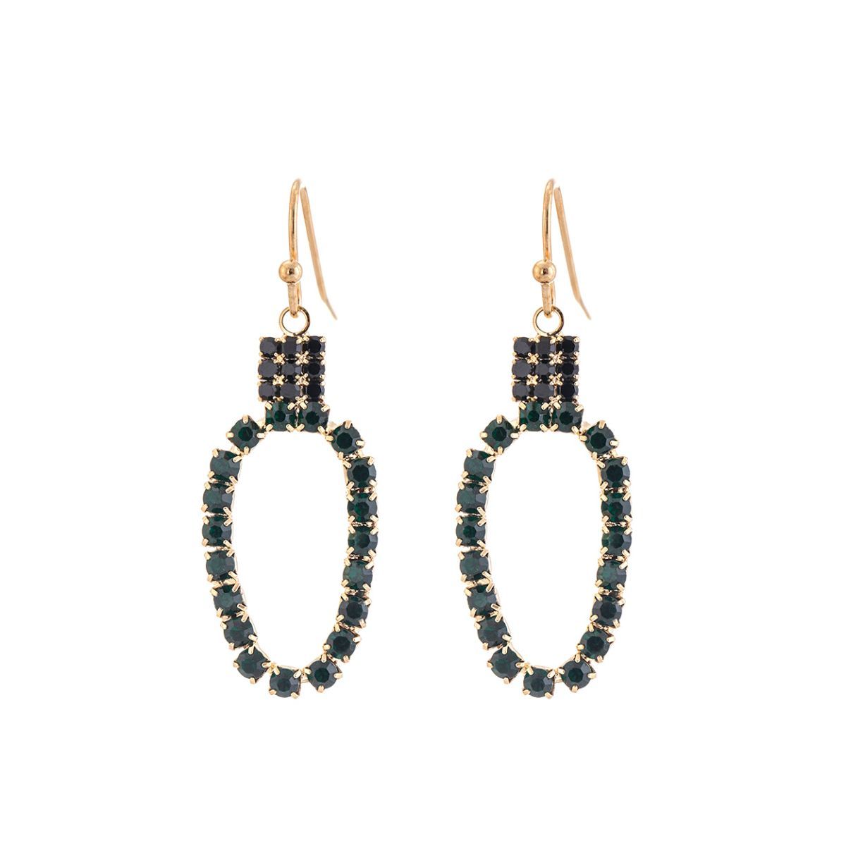 Green Xmas Light Earrings|1.5 inches - Premium Wholesale Jewelry from Pinktown - Just $5! Shop now at chiquestyles