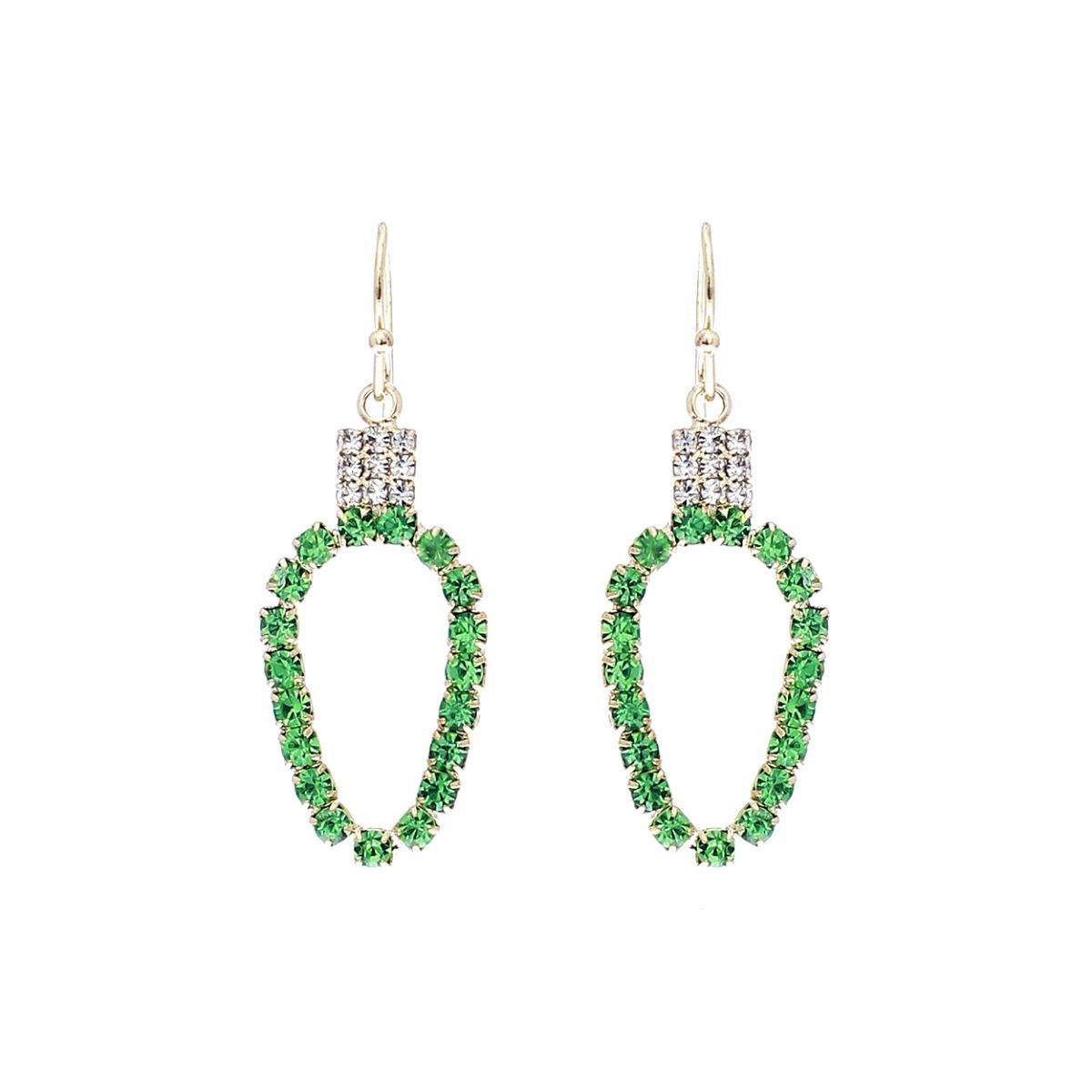 Light Green Xmas Light Earrings|1.5 inches - Premium Wholesale Jewelry from Pinktown - Just $5! Shop now at chiquestyles