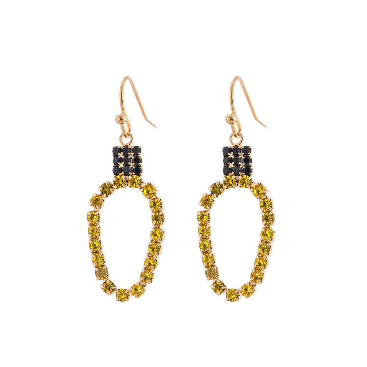 Yellow Xmas Light Earrings|1.5 inches - Premium Wholesale Jewelry from Pinktown - Just $5! Shop now at chiquestyles