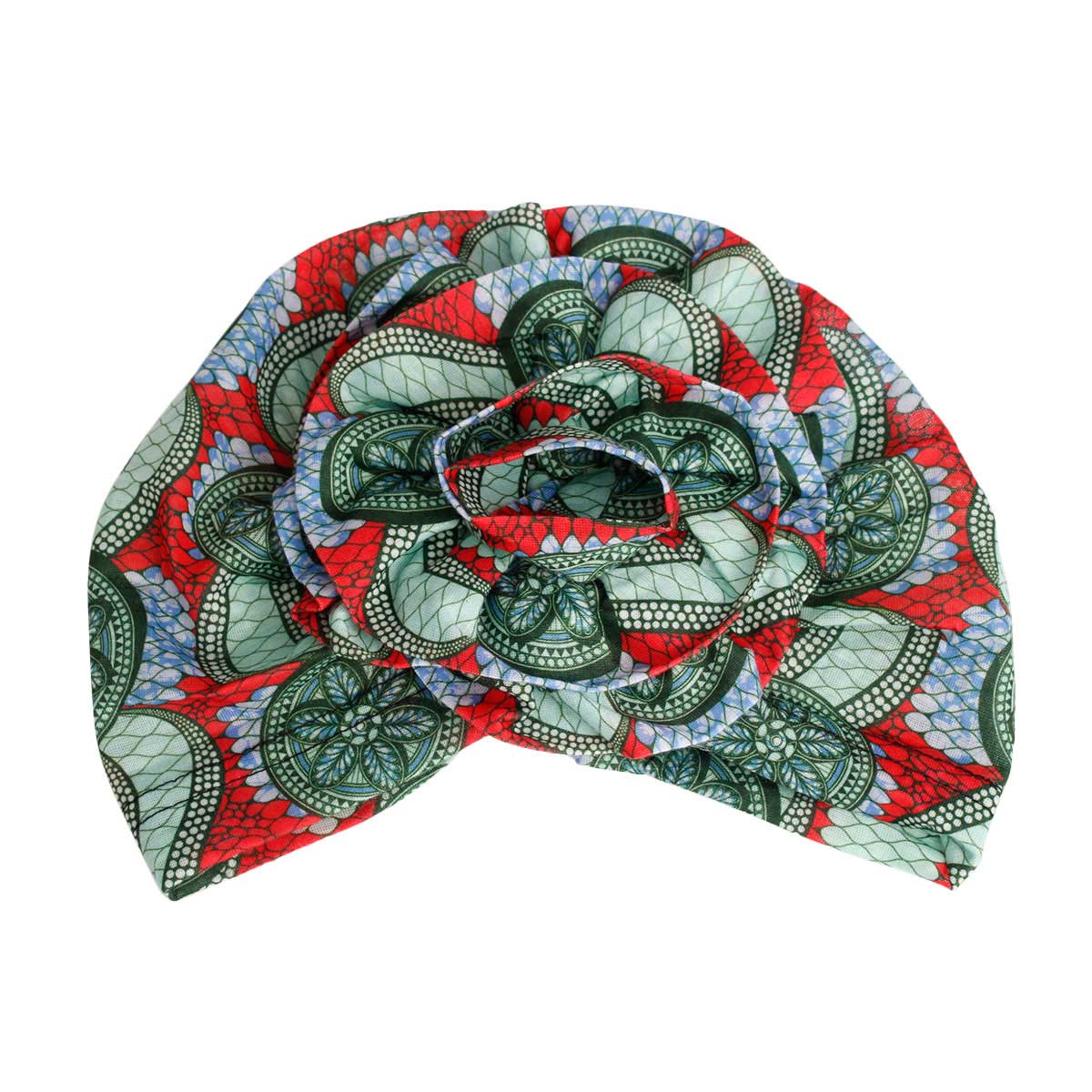 Mint Tribal Flower Knot Turban|Stretch to Fit - Premium Wholesale Fashion Accessories from Pinktown - Just $7! Shop now at chiquestyles